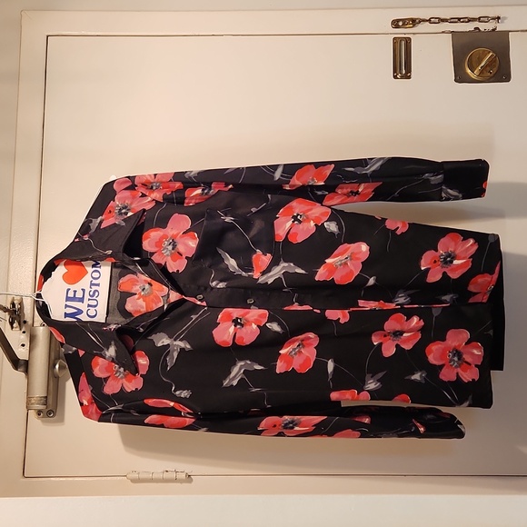 Aristocrat dress shirt beautiful flower print worn twice - Picture 2 of 2